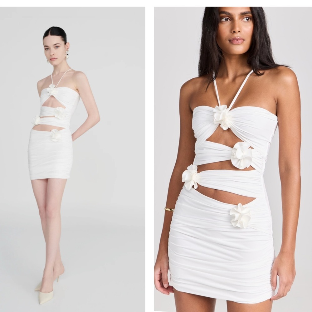 Maygel Coronel Coari Dress off white mini